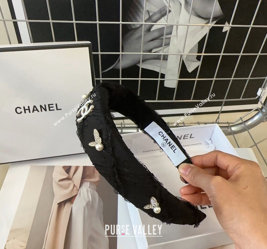 Chanel Hair Clip White/Black 2024 0513 (XMN-240513165)