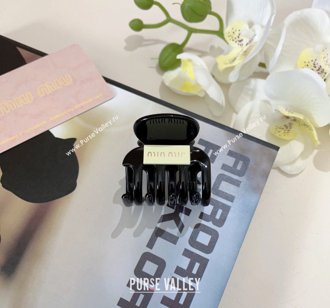 Miu Miu Hair Clip White/Black/Red 2024 0513 (A-240514011)