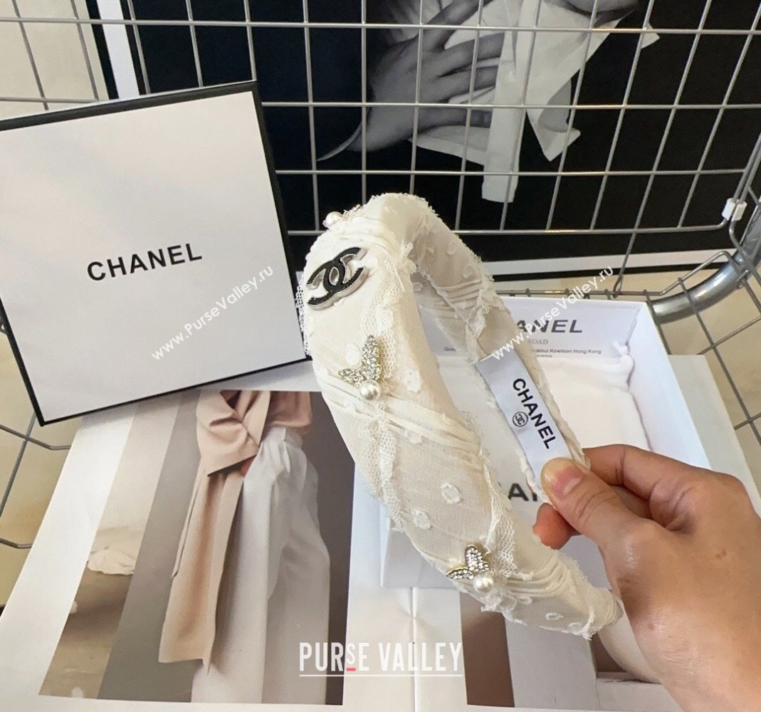 Chanel Hair Clip White/Black 2024 0513 (XMN-240513165)