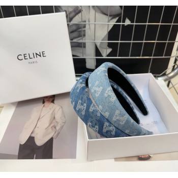 Celine Blue Denim Headband 2024 0514 (XMN-240514025)