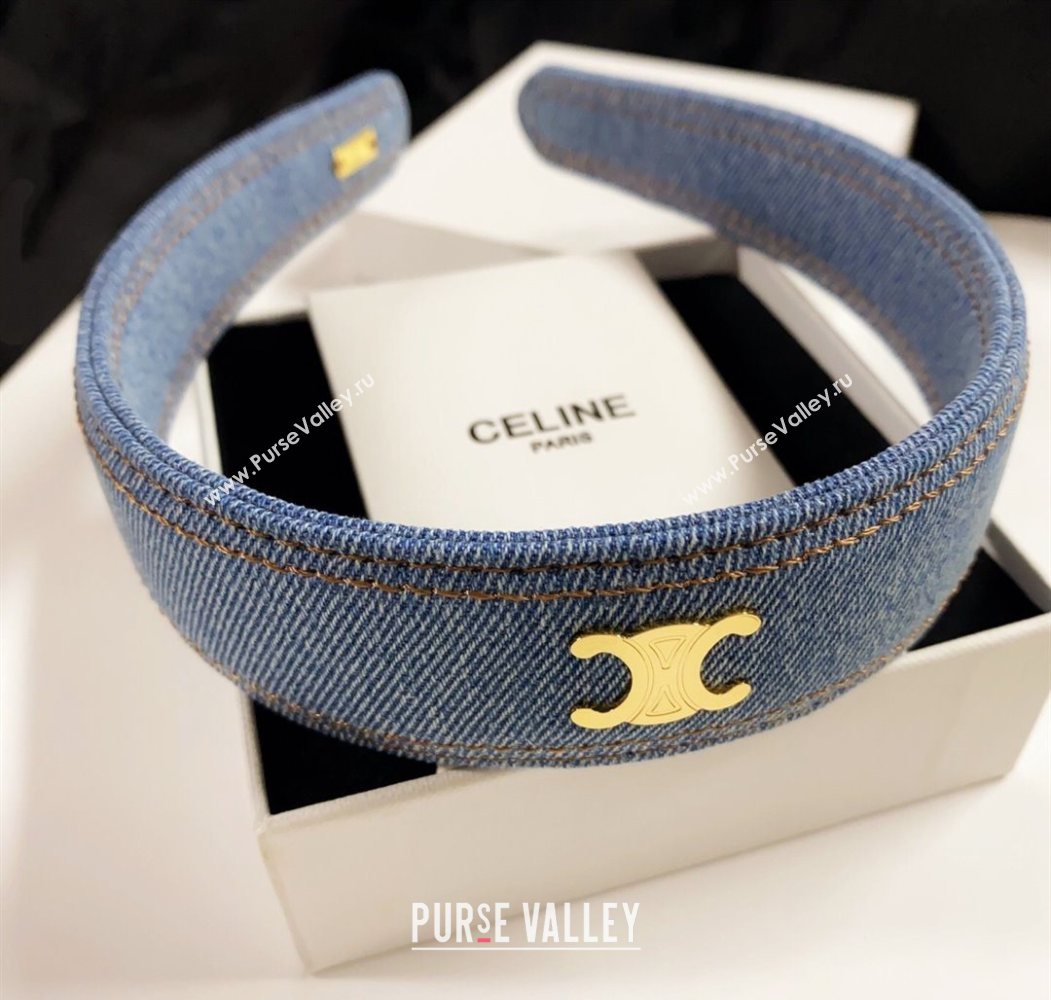 Celine Headband Blue Denim 2025 0724 (YF-250724001)