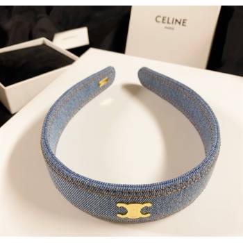 Celine Headband Blue Denim 2025 0724 (YF-250724001)