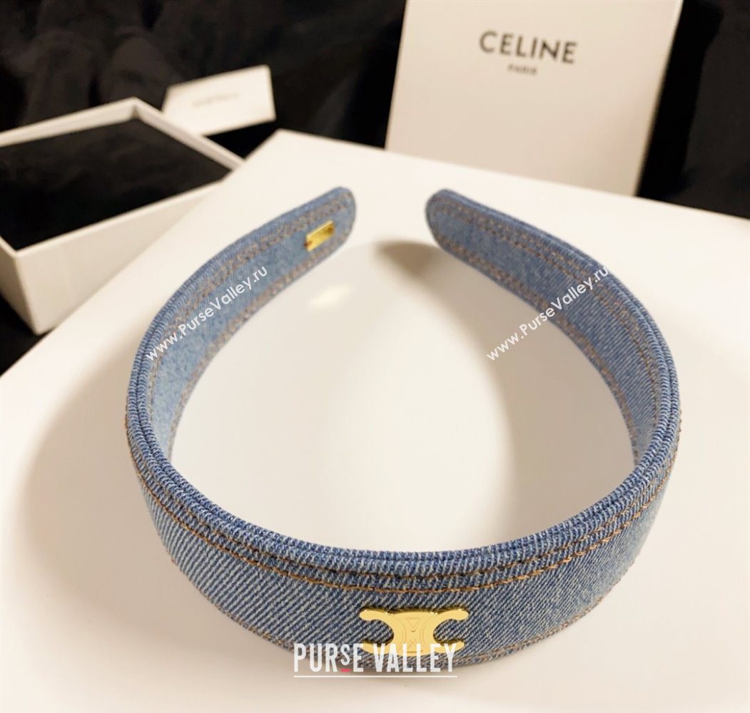 Celine Headband Blue Denim 2025 0724 (YF-250724001)