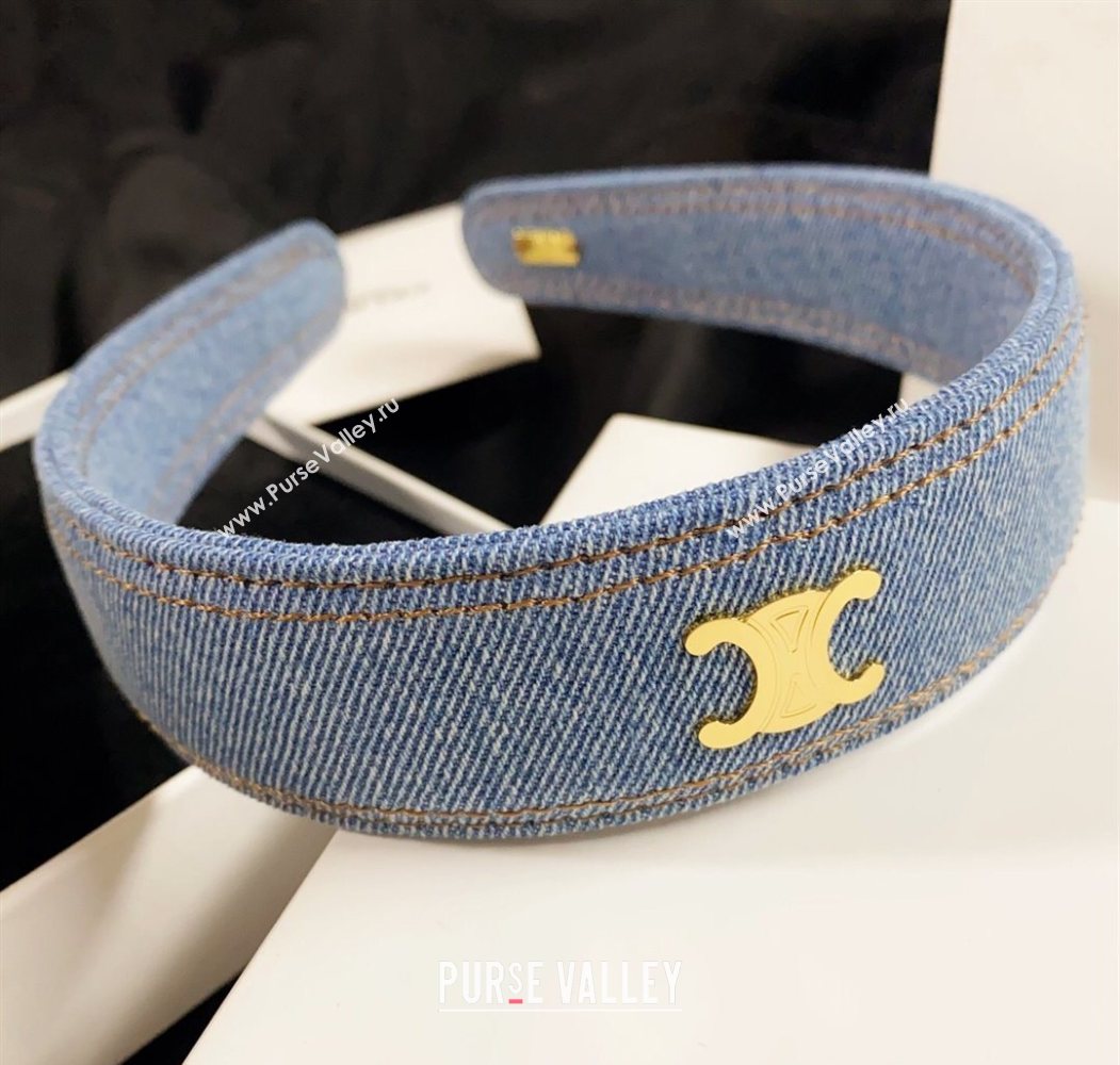 Celine Headband Blue Denim 2025 0724 (YF-250724001)