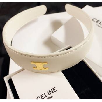 Celine Headband White Leather 2025 0724 (YF-250724002)