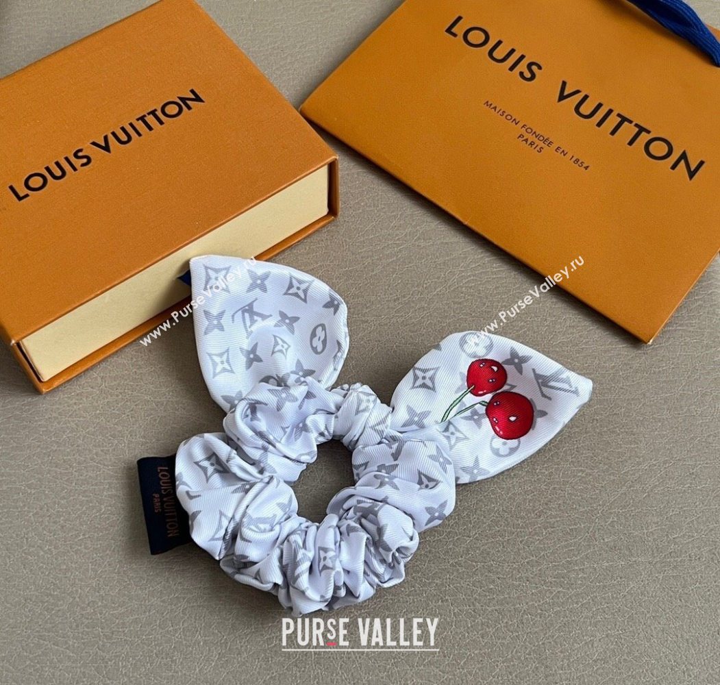Louis Vuitton LV x TM Cerise Cherry Bow Hairring White 2025 (YF-250723081)