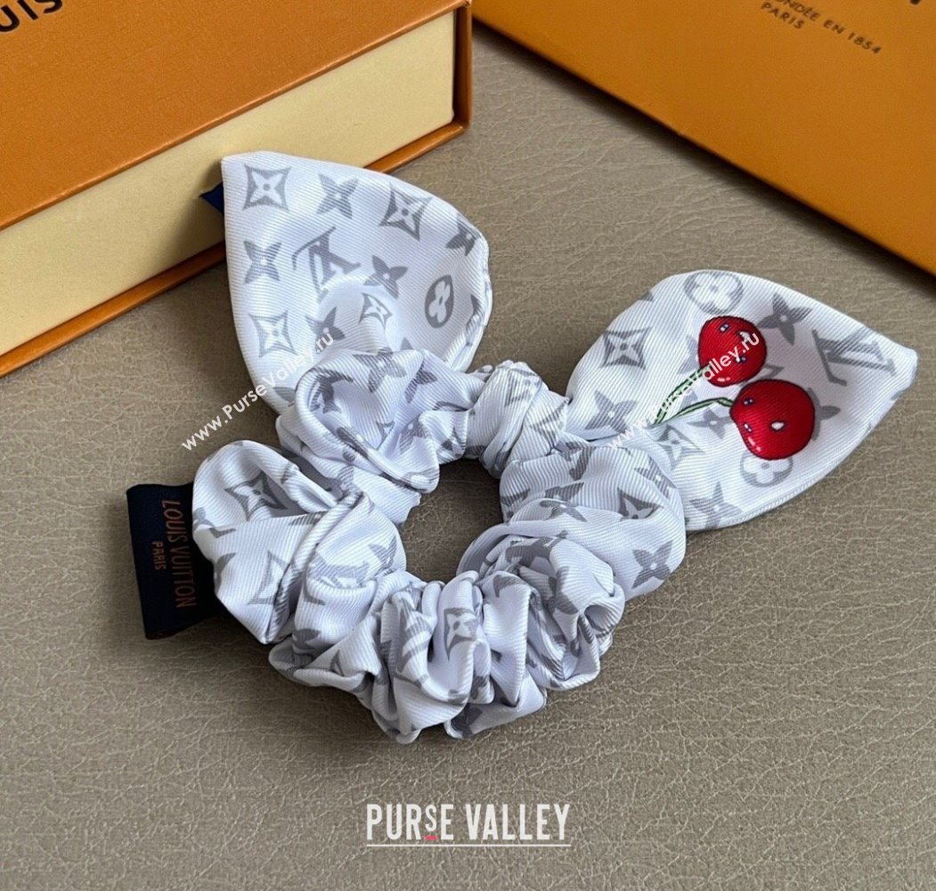 Louis Vuitton LV x TM Cerise Cherry Bow Hairring White 2025 (YF-250723081)