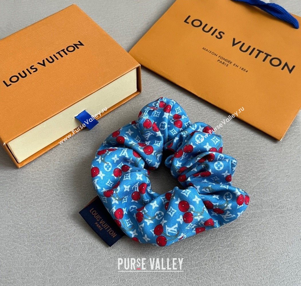 Louis Vuitton LV x TM Cerise Cherry Hairring Light Blue 2025 0723 (YF-250723085)