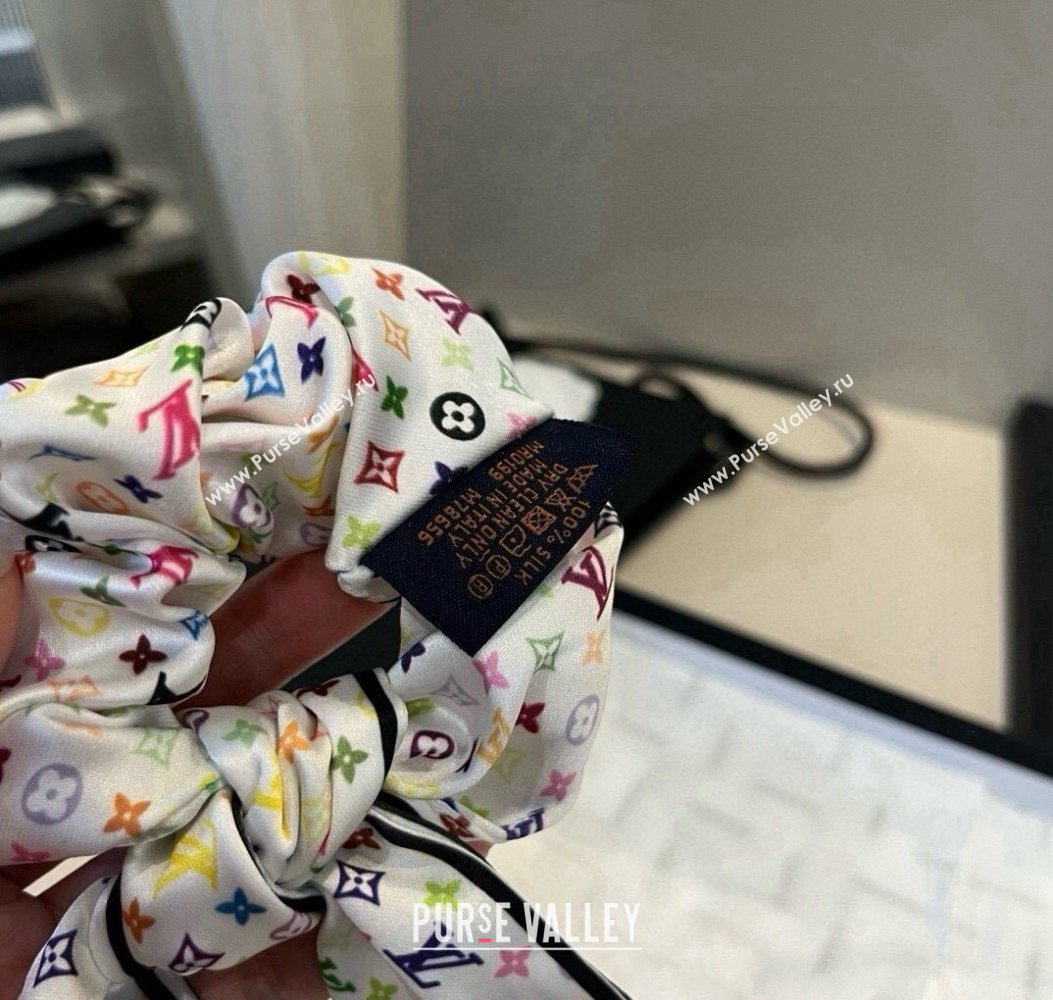 Louis Vuitton LV x TM Multicolor Bow Hairring White 2025 (XMN-250723092)