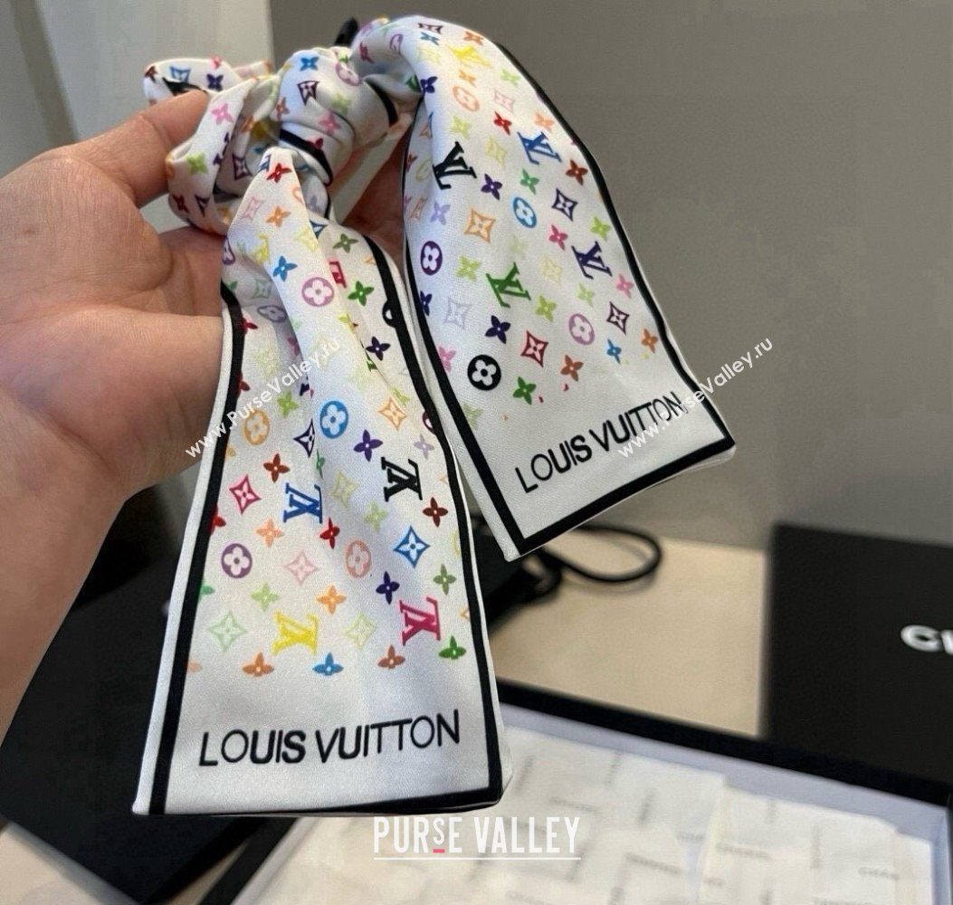 Louis Vuitton LV x TM Multicolor Bow Hairring White 2025 (XMN-250723092)