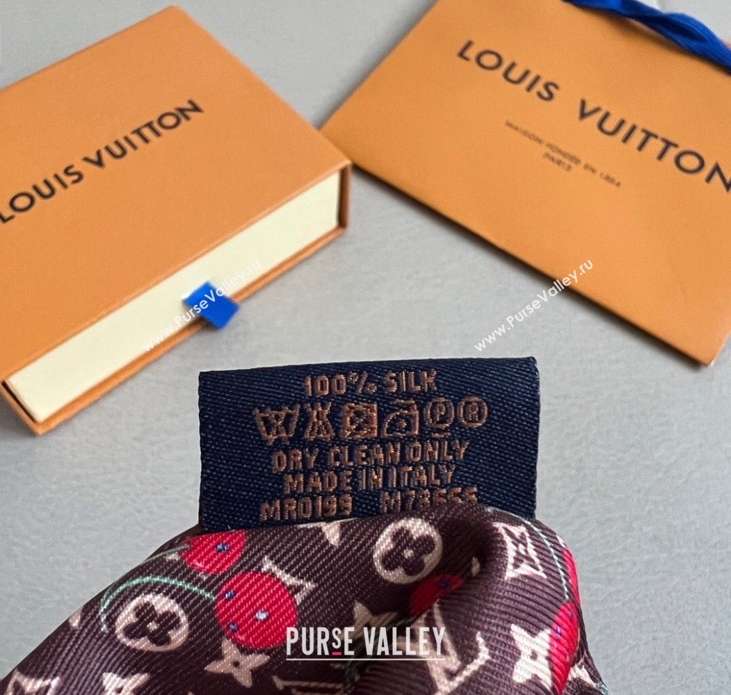 Louis Vuitton LV x TM Cerise Cherry Hairring Brown 2025 0723 (YF-250723084)