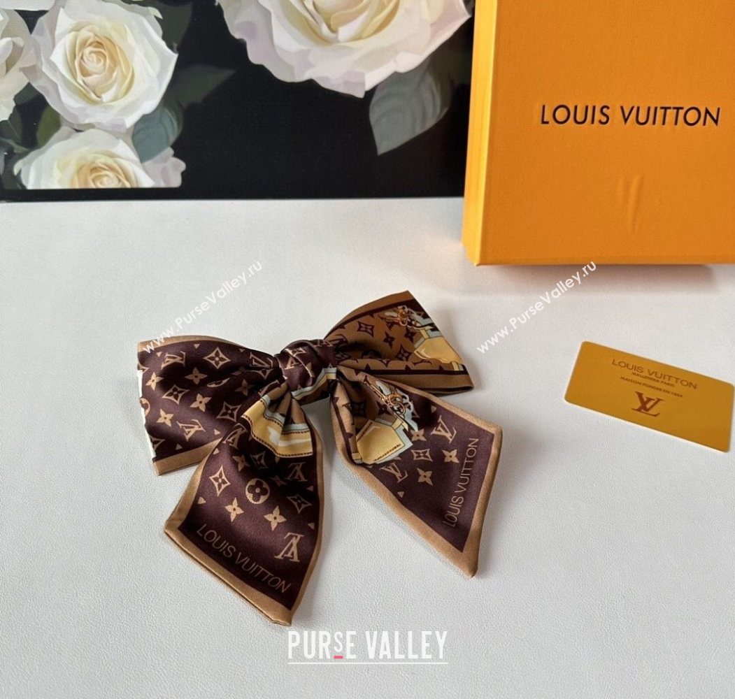 Louis Vuitton Bow Hair Clip Brown 2025 0723 (SHI-250723093)