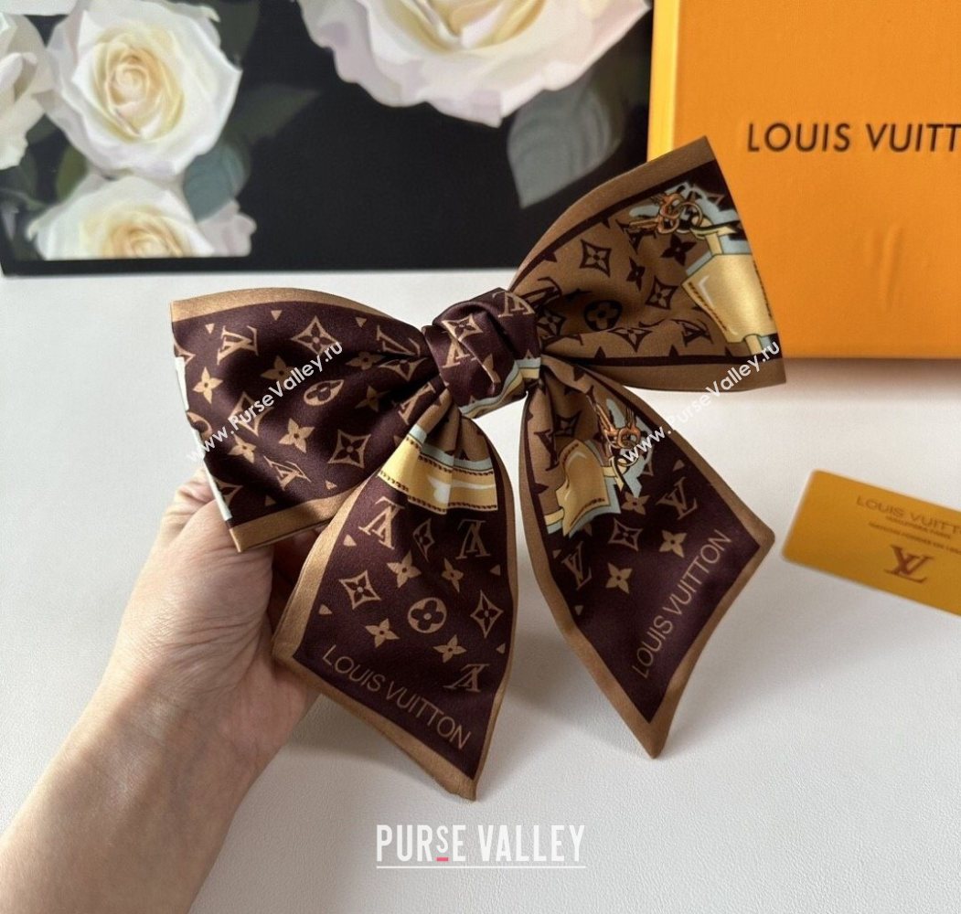 Louis Vuitton Bow Hair Clip Brown 2025 0723 (SHI-250723093)