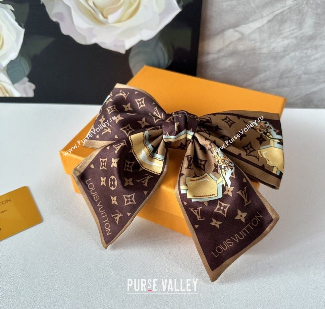 Louis Vuitton Bow Hair Clip Brown 2025 0723 (SHI-250723093)