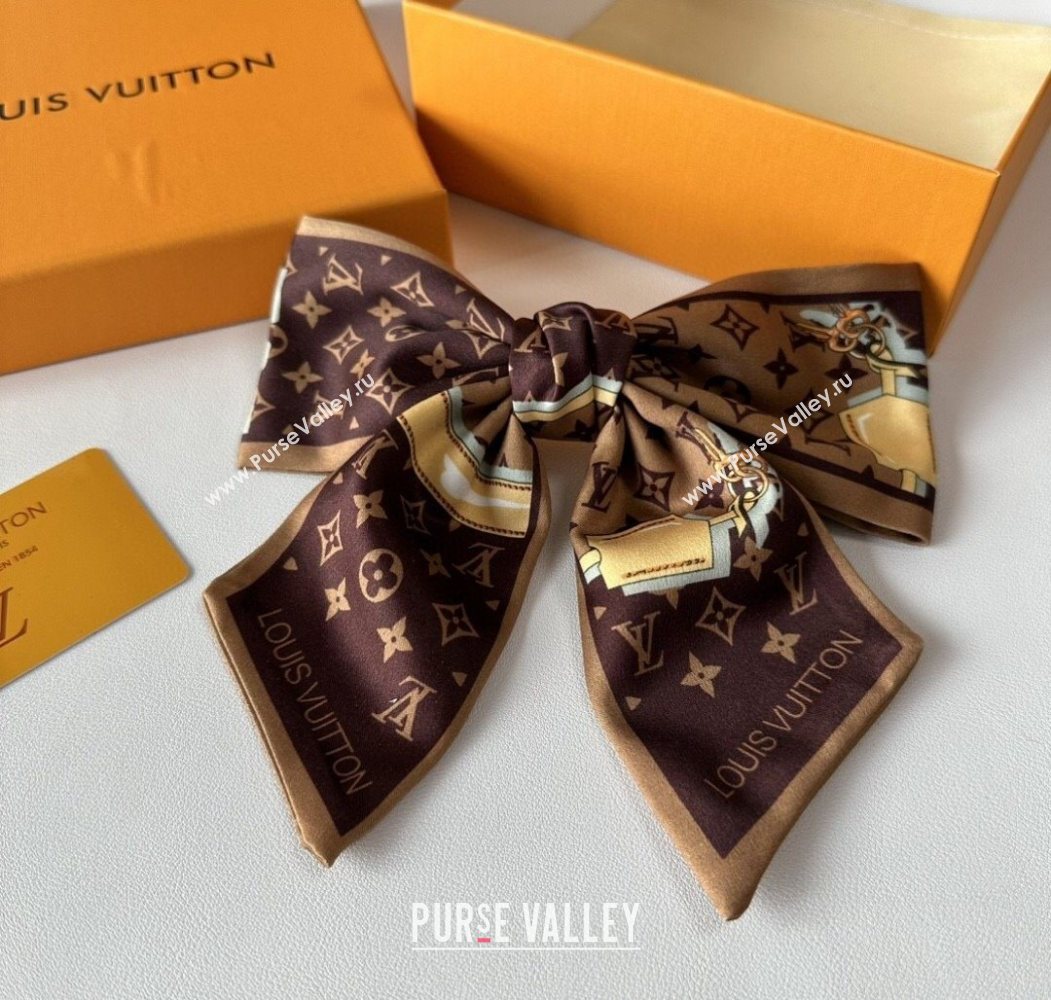 Louis Vuitton Bow Hair Clip Brown 2025 0723 (SHI-250723093)