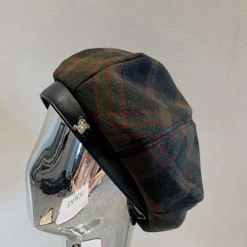 Burberry Check Beret Hat Green 2023 BR09055 (XMN-230905032)