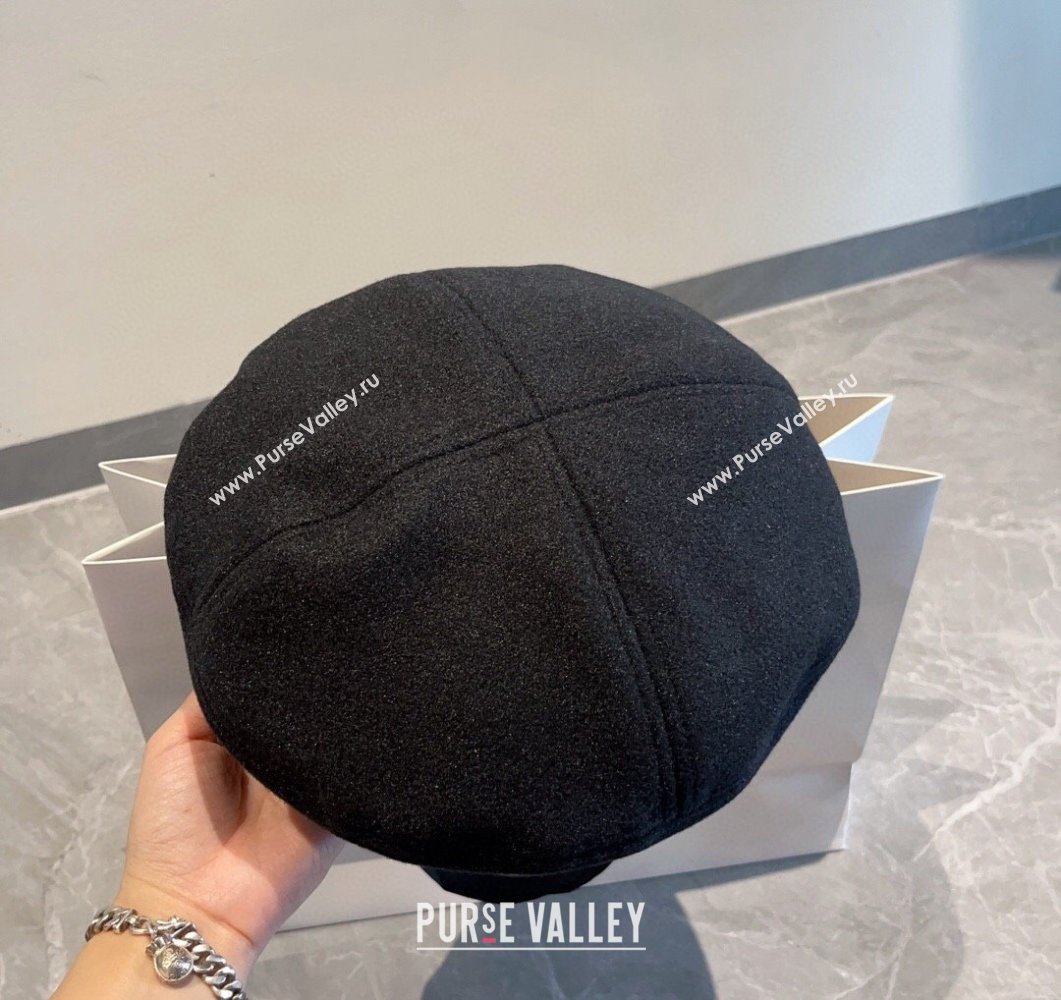 Chanel Chain Beret Hat Black 2023 CH090504 (MAO-230905043)