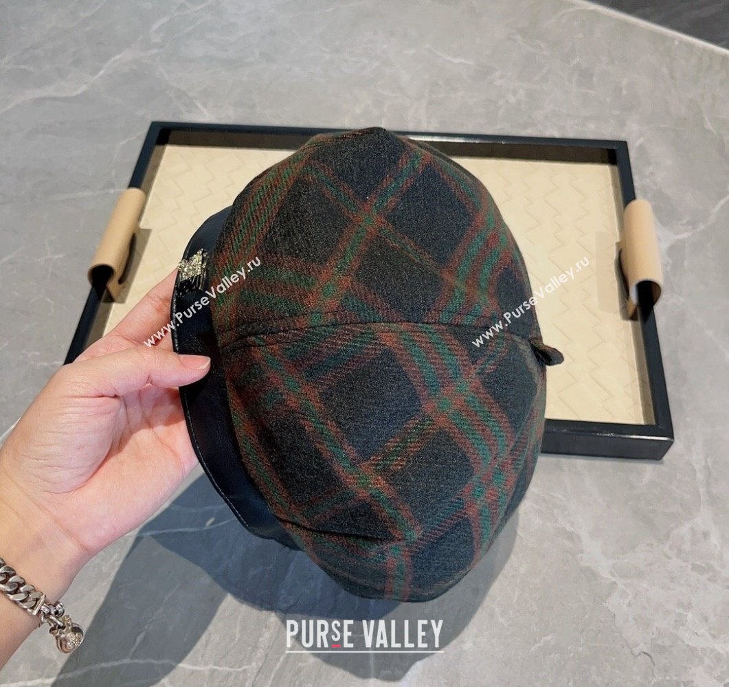 Burberry Check Beret Hat Green 2023 BR09055 (XMN-230905032)