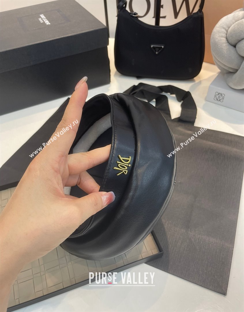 Dior PU Beret Hat Black 2023 0905 (MAO-230905047)