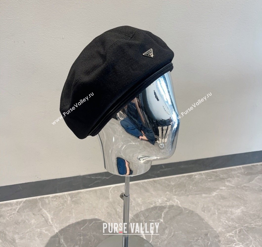 Prada Beret Hat Black 2023 PR09052 (XMN-230905036)