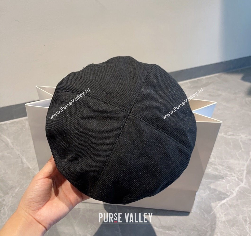 Prada Beret Hat Black 2023 PR09052 (XMN-230905036)