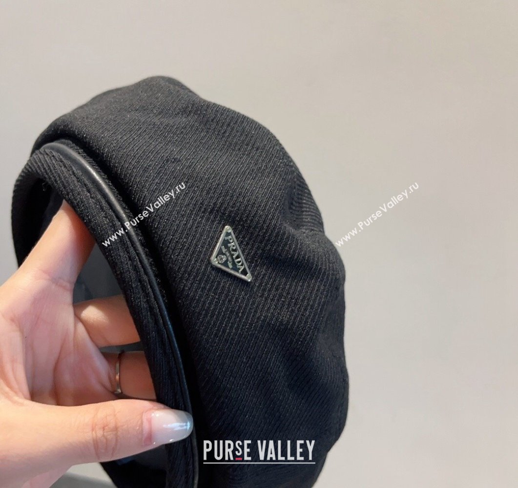 Prada Beret Hat Black 2023 PR09052 (XMN-230905036)