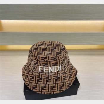 Fendi FF Bucket Hat Brown 2023 FE10181 (XMN-231018019)