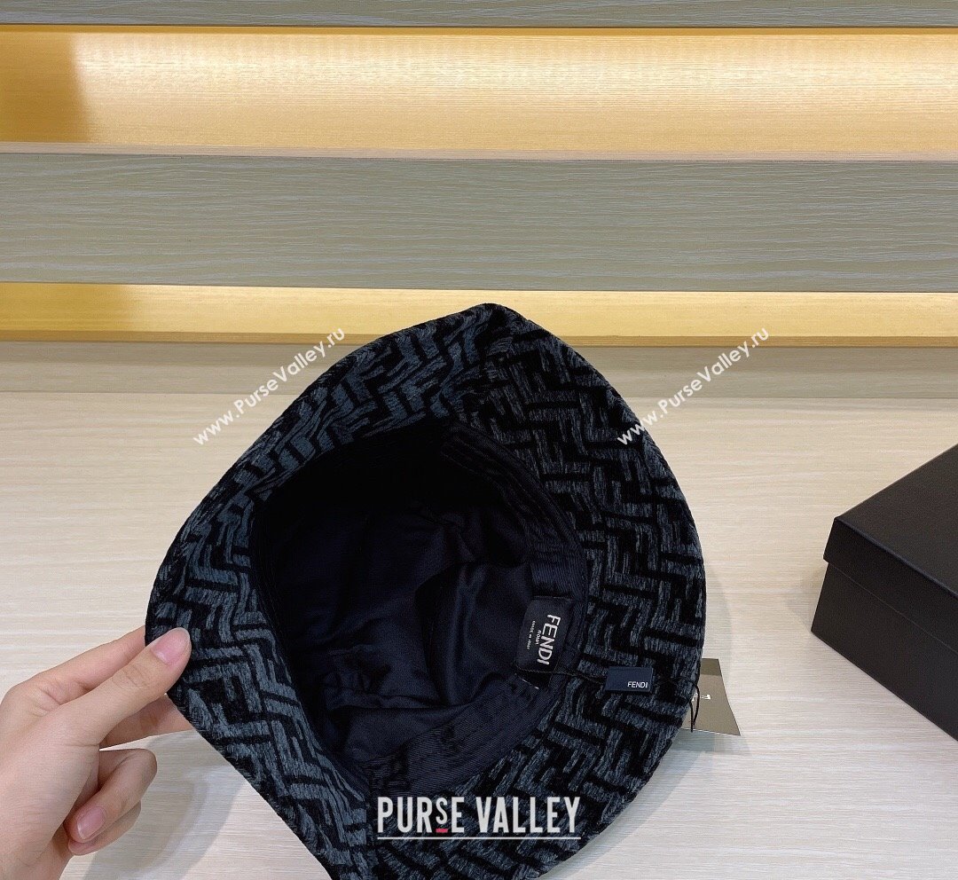 Fendi FF Bucket Hat Blue 2023 FE10181 (XMN-231018020)