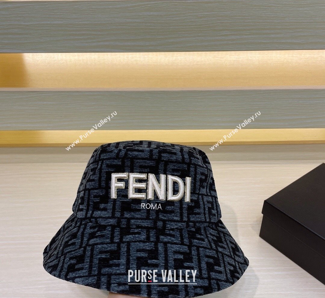 Fendi FF Bucket Hat Blue 2023 FE10181 (XMN-231018020)