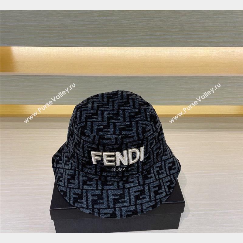 Fendi FF Bucket Hat Blue 2023 FE10181 (XMN-231018020)