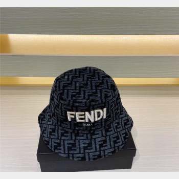 Fendi FF Bucket Hat Blue 2023 FE10181 (XMN-231018020)