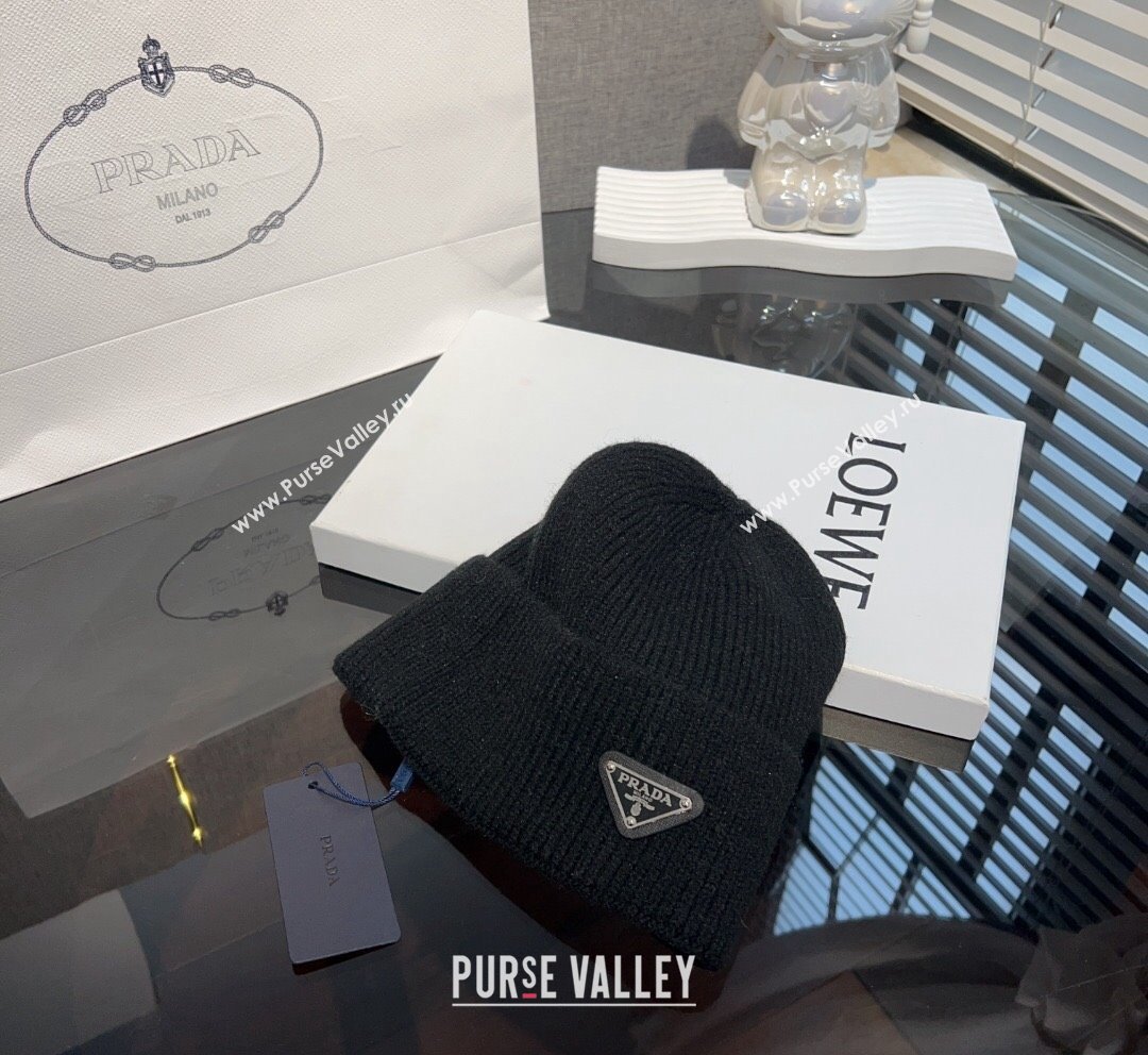 Prada Knit hat Black 2023 PR10182 (MAO-231018028)