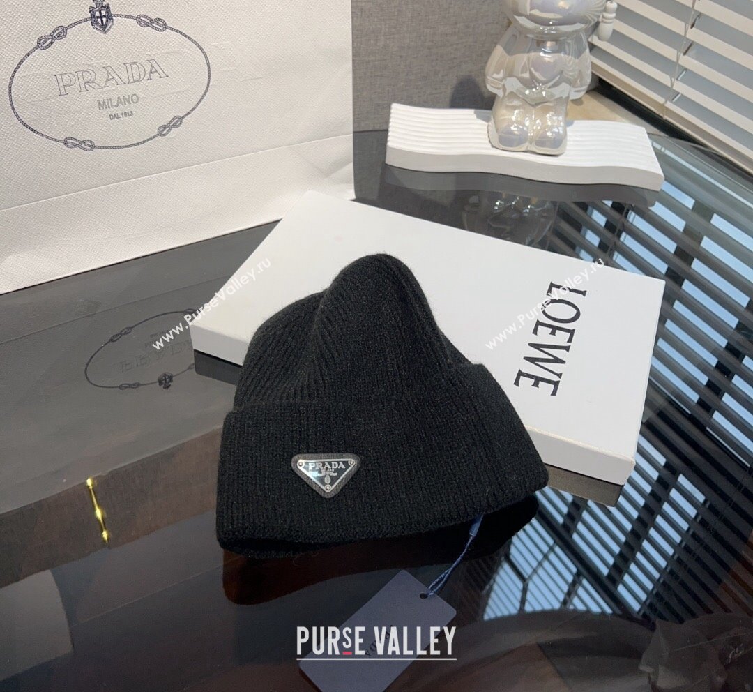 Prada Knit hat Black 2023 PR10182 (MAO-231018028)