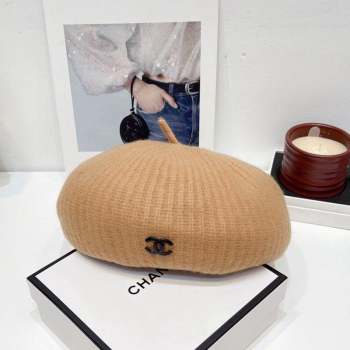 Chanel Knit Beret Hat Beige 2023 CH101804 (XMN-231018040)