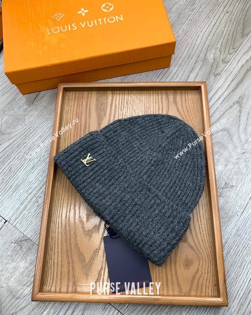 Louis Vuitton Knit Hat Dark Grey 2023 10282 (MAO-231028053)