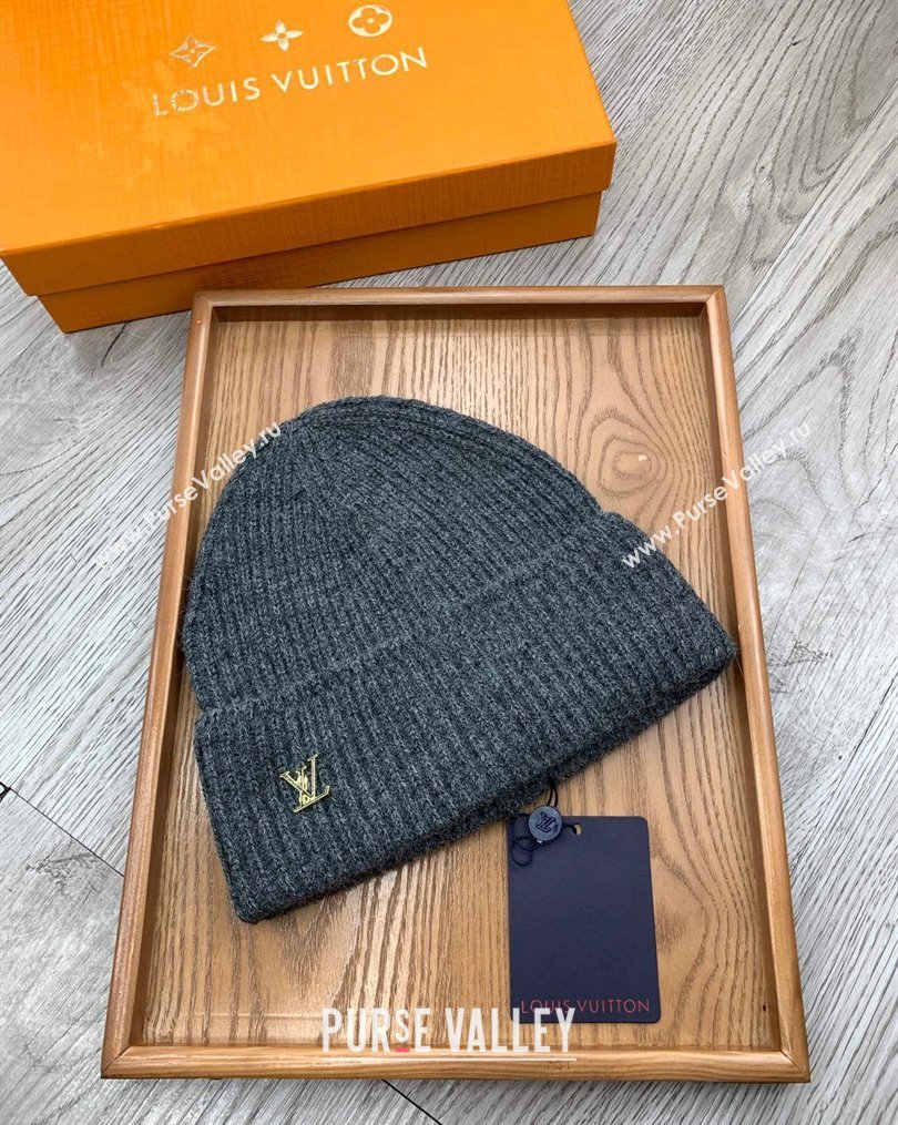 Louis Vuitton Knit Hat Dark Grey 2023 10282 (MAO-231028053)