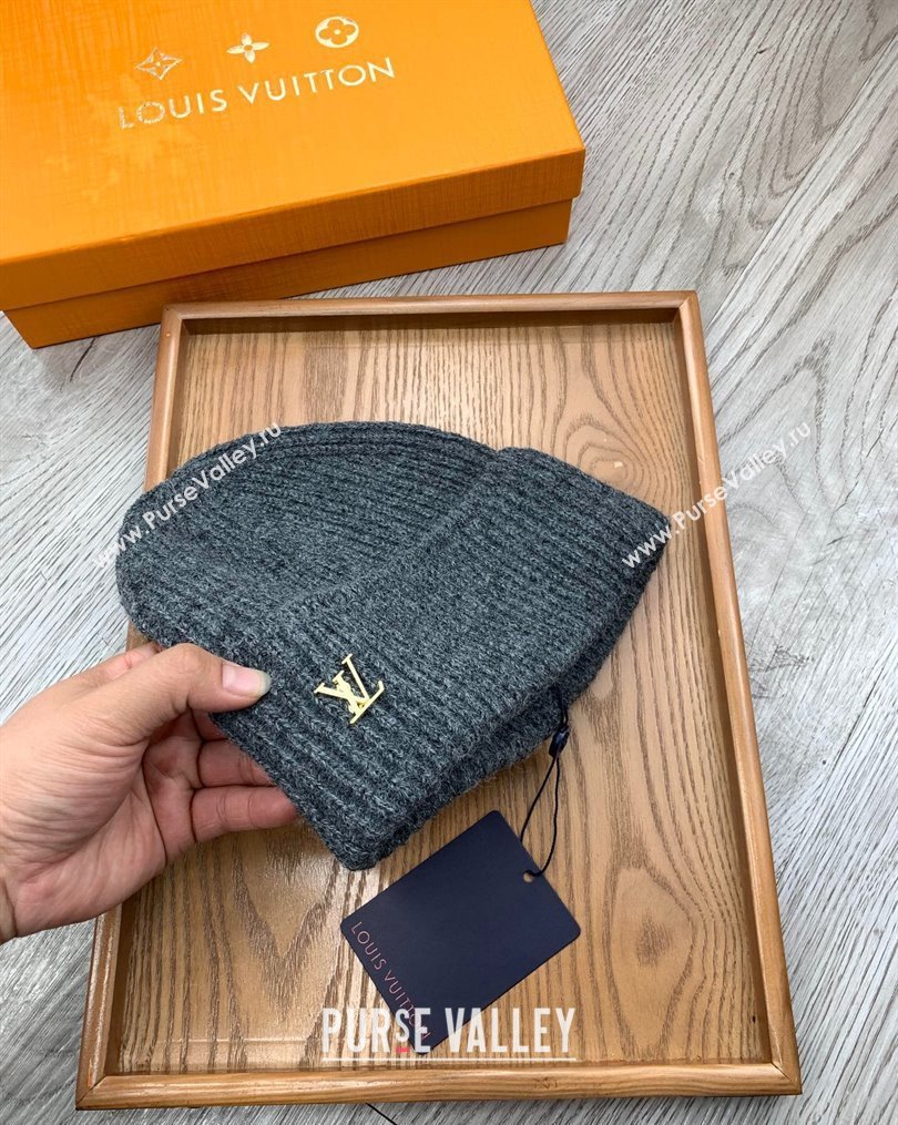 Louis Vuitton Knit Hat Dark Grey 2023 10282 (MAO-231028053)