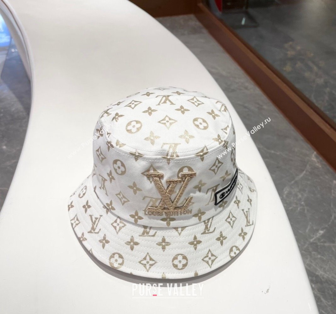 Louis Vuitton Bucket Hat White 2024 040301 (A-240403058)