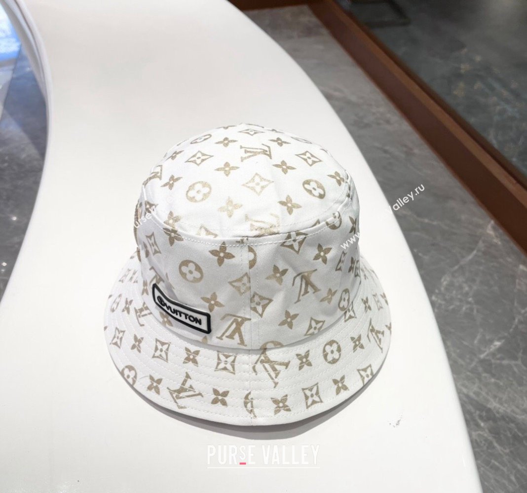 Louis Vuitton Bucket Hat White 2024 040301 (A-240403058)