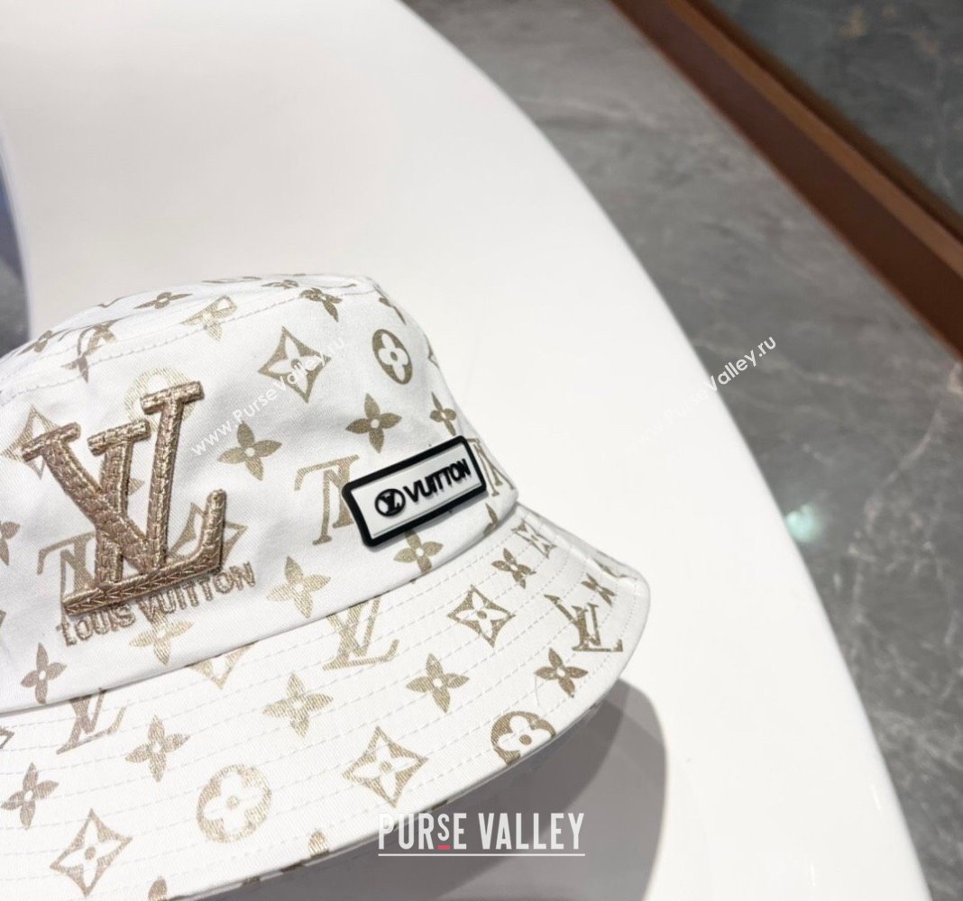Louis Vuitton Bucket Hat White 2024 040301 (A-240403058)