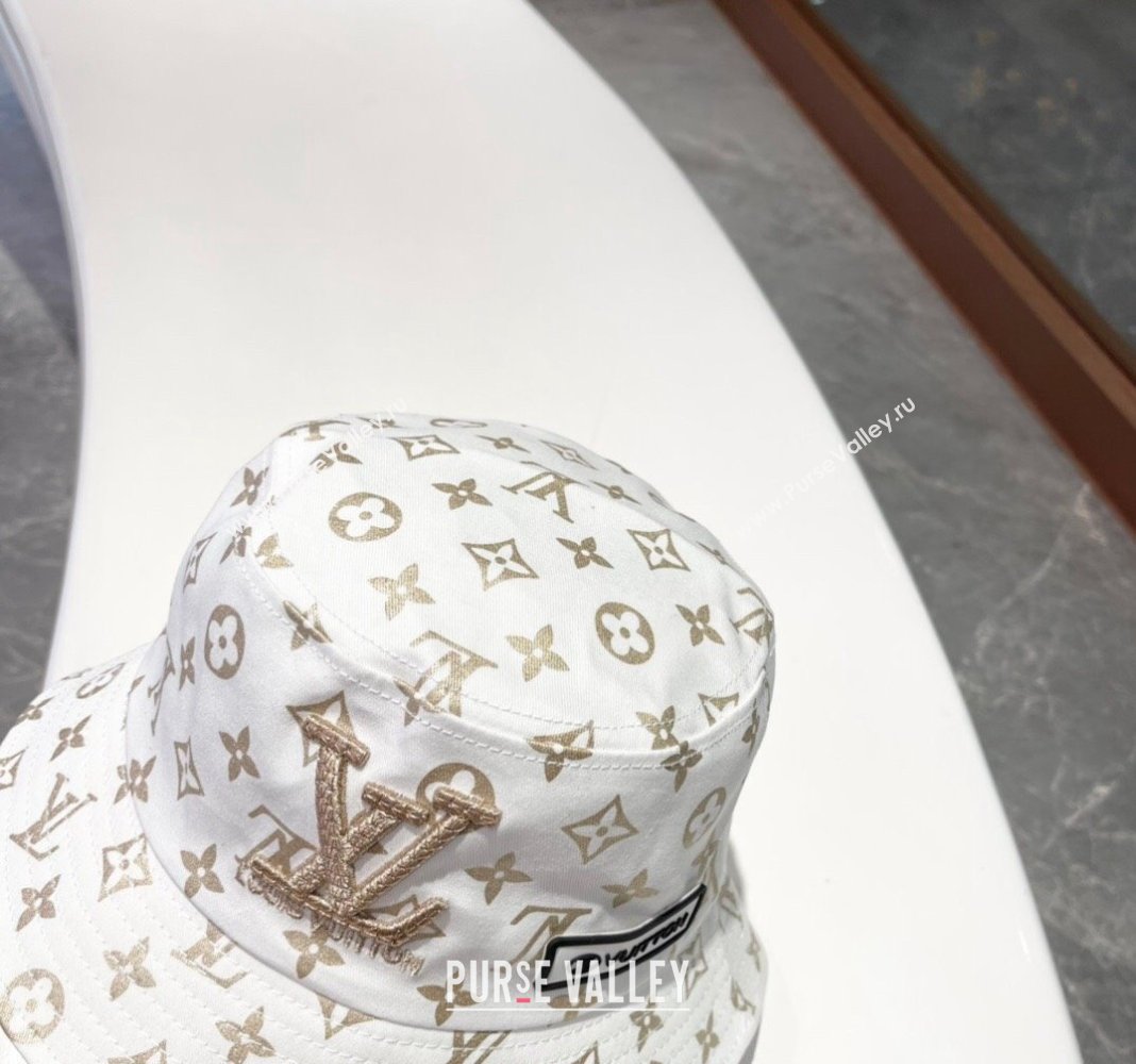 Louis Vuitton Bucket Hat White 2024 040301 (A-240403058)