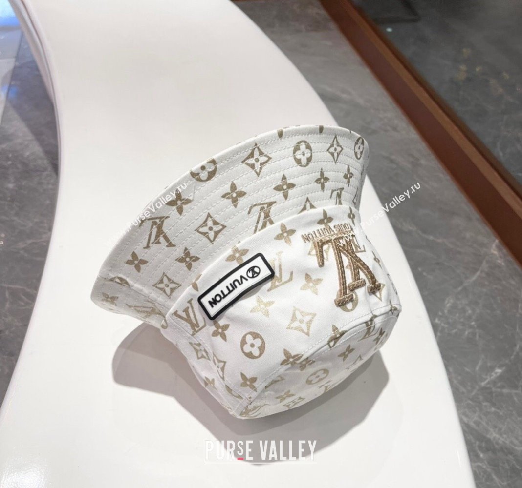 Louis Vuitton Bucket Hat White 2024 040301 (A-240403058)