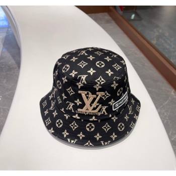 Louis Vuitton Bucket Hat Black 2024 040301 (A-240403059)