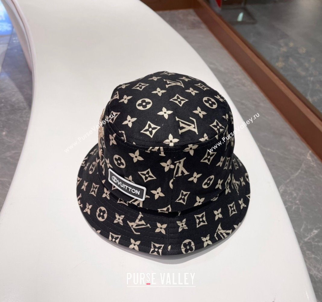 Louis Vuitton Bucket Hat Black 2024 040301 (A-240403059)