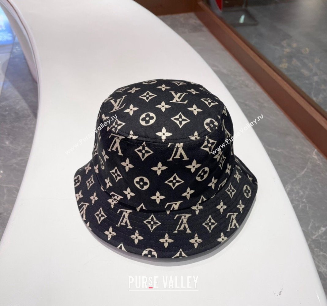 Louis Vuitton Bucket Hat Black 2024 040301 (A-240403059)