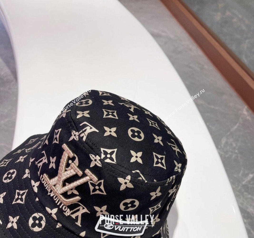 Louis Vuitton Bucket Hat Black 2024 040301 (A-240403059)