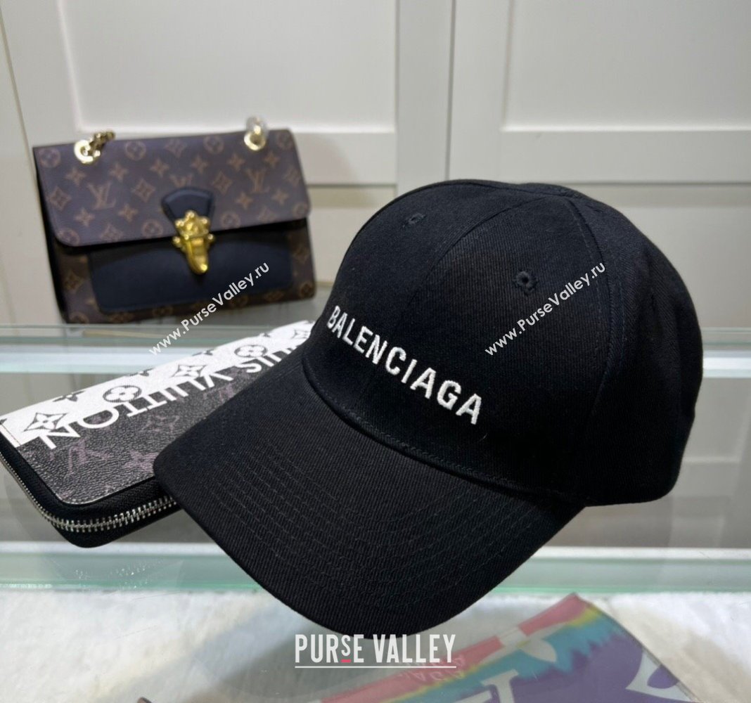 Balenciaga Baseball Hat Black 2 2024 040301 (A-240403060)