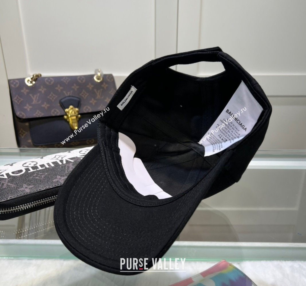Balenciaga Baseball Hat Black 2 2024 040301 (A-240403060)