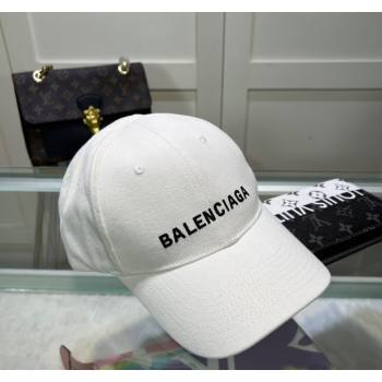 Balenciaga Baseball Hat White/Black 2024 040301 (A-240403063)