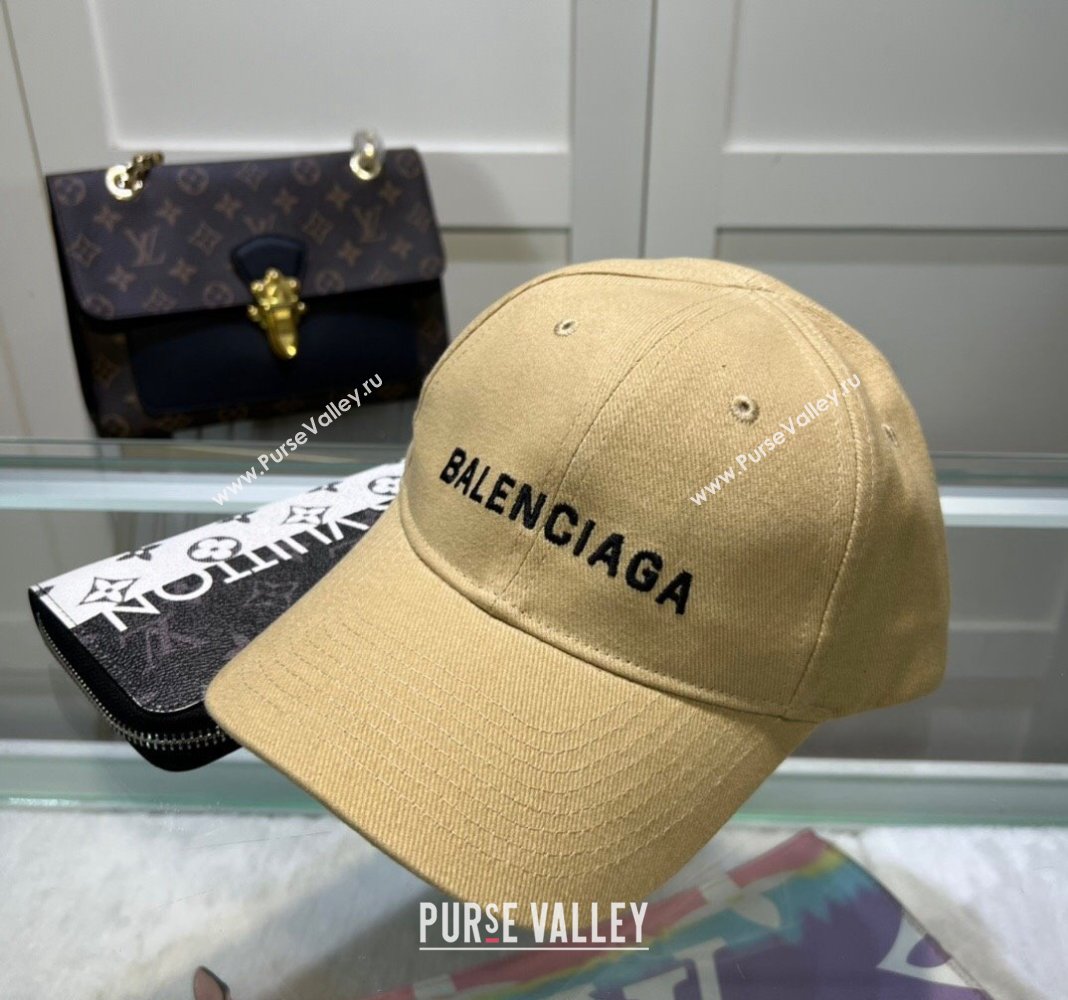 Balenciaga Baseball Hat Beige 2024 040301 (A-240403065)